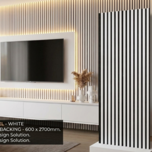 white acoustic panel